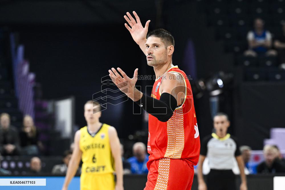 BASKETBALL EUROPEAN CHAMPIONSHIP SWEDEN-MONTENEGRO