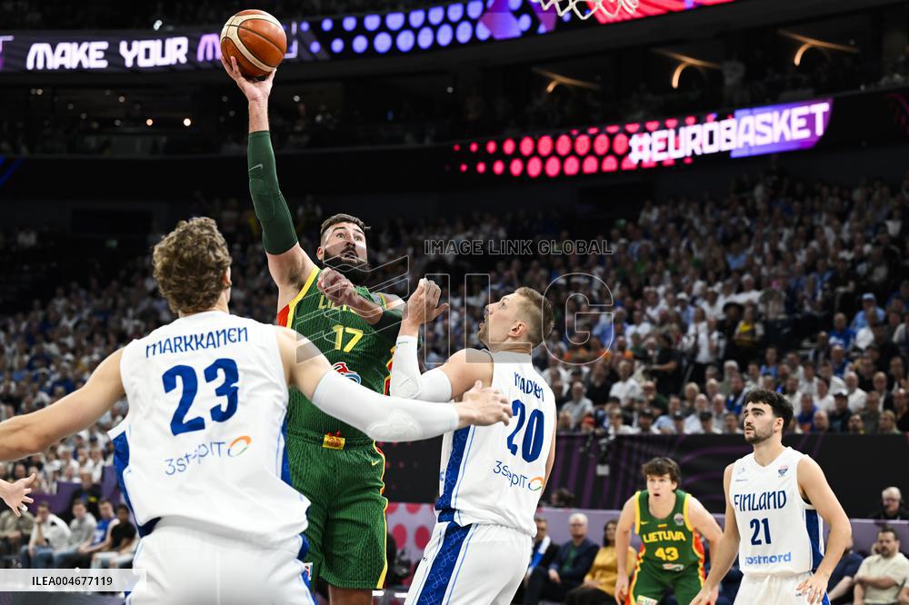 EURO BASKETBALL CHAMPIONSHIP FINLAND-LITHUANIA
