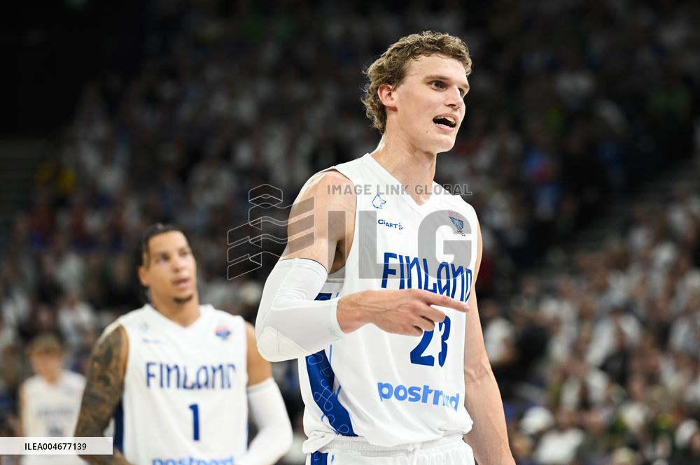 EURO BASKETBALL CHAMPIONSHIP FINLAND-LITHUANIA