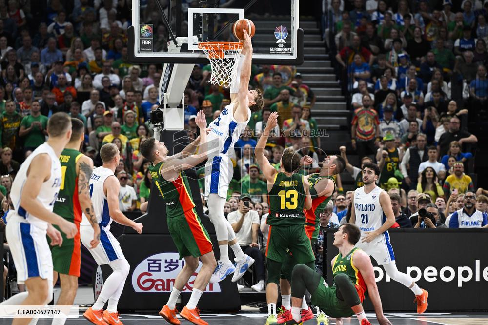 EURO BASKETBALL CHAMPIONSHIP FINLAND-LITHUANIA
