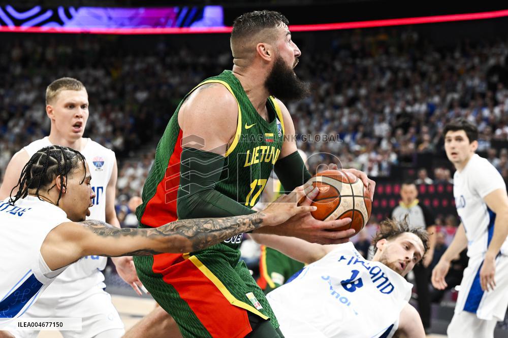 EURO BASKETBALL CHAMPIONSHIP FINLAND-LITHUANIA