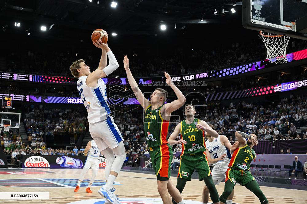 EURO BASKETBALL CHAMPIONSHIP FINLAND-LITHUANIA