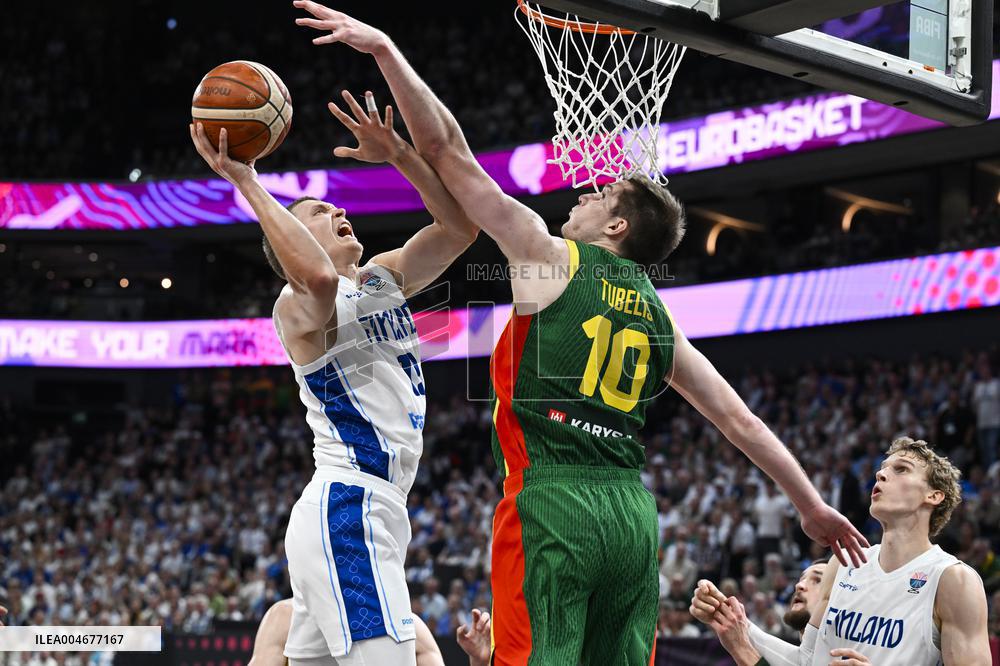 EURO BASKETBALL FINLAND-LITHUANIA