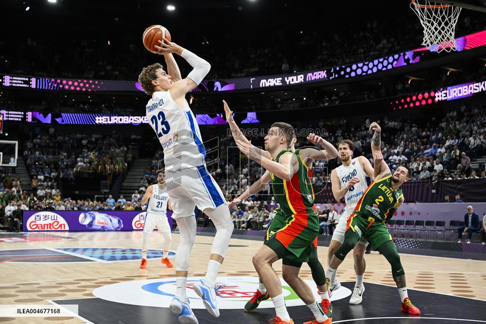 EURO BASKETBALL CHAMPIONSHIP FINLAND-LITHUANIA