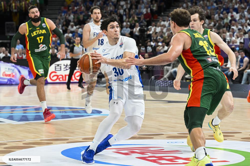EURO BASKETBALL FINLAND-LITHUANIA