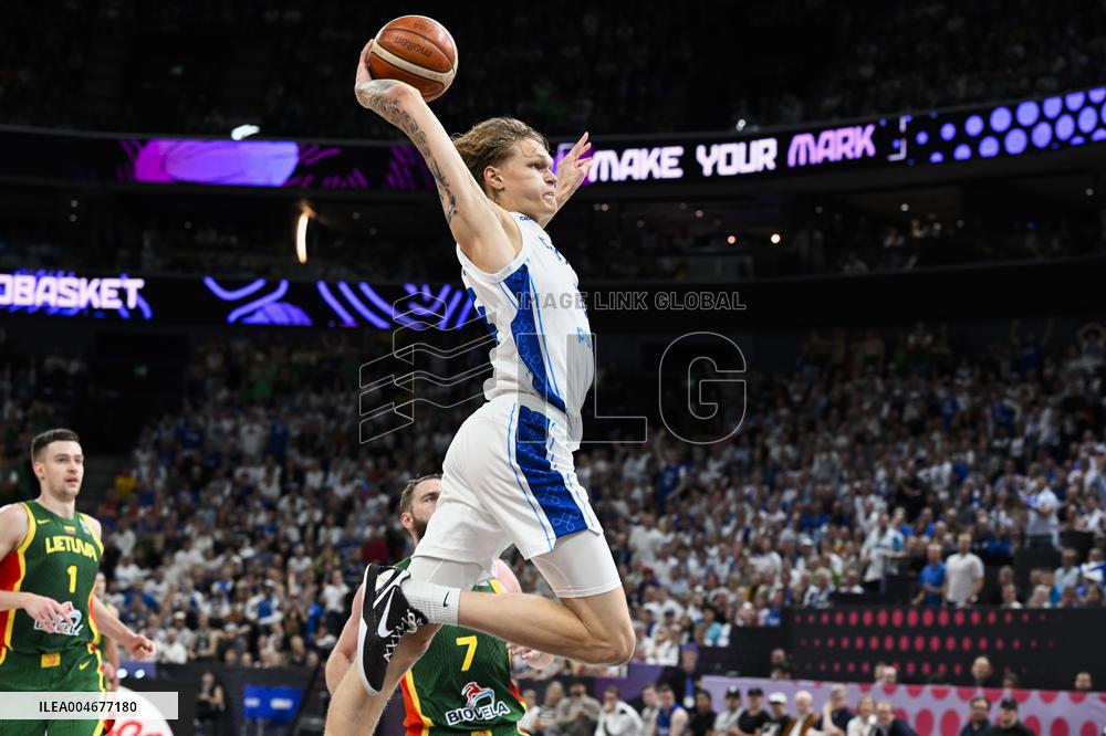 EURO BASKETBALL CHAMPIONSHIP FINLAND-LITHUANIA