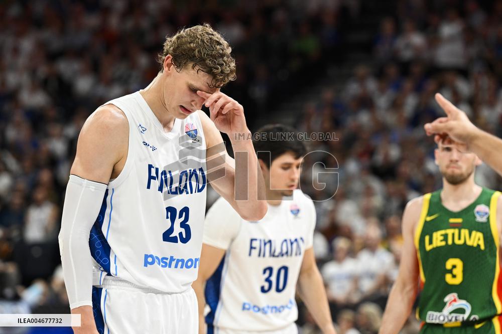 EURO BASKETBALL CHAMPIONSHIP FINLAND-LITHUANIA