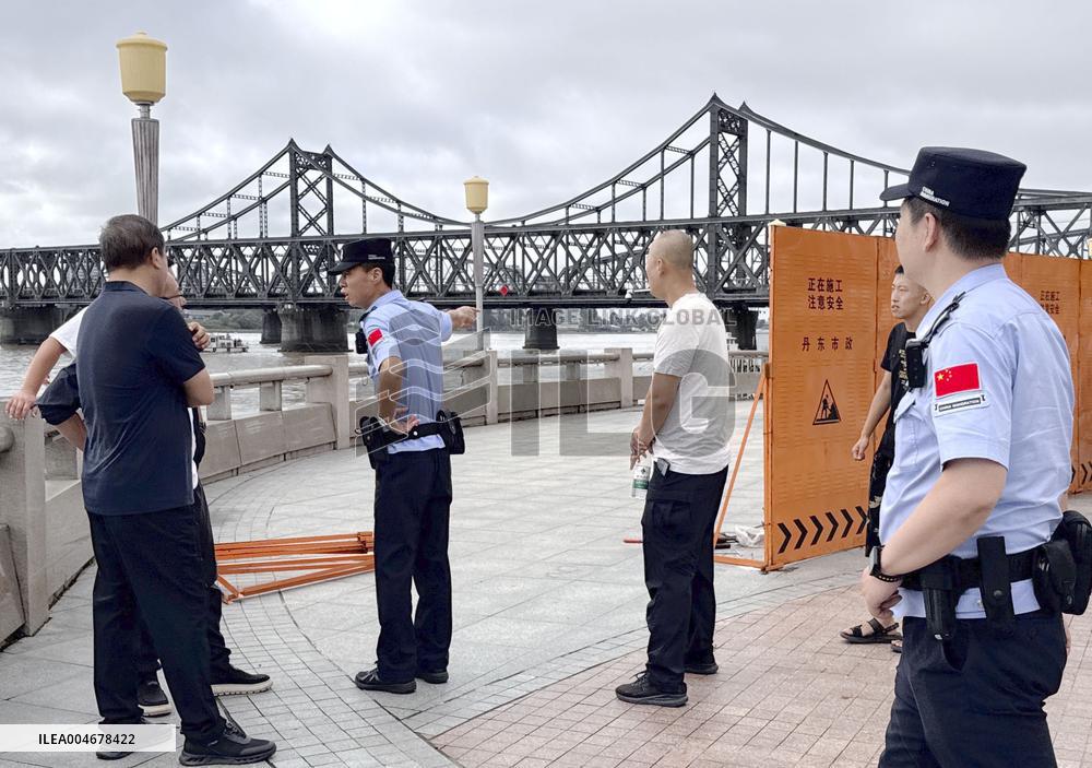 Tightened security in Chinese border city Dandong