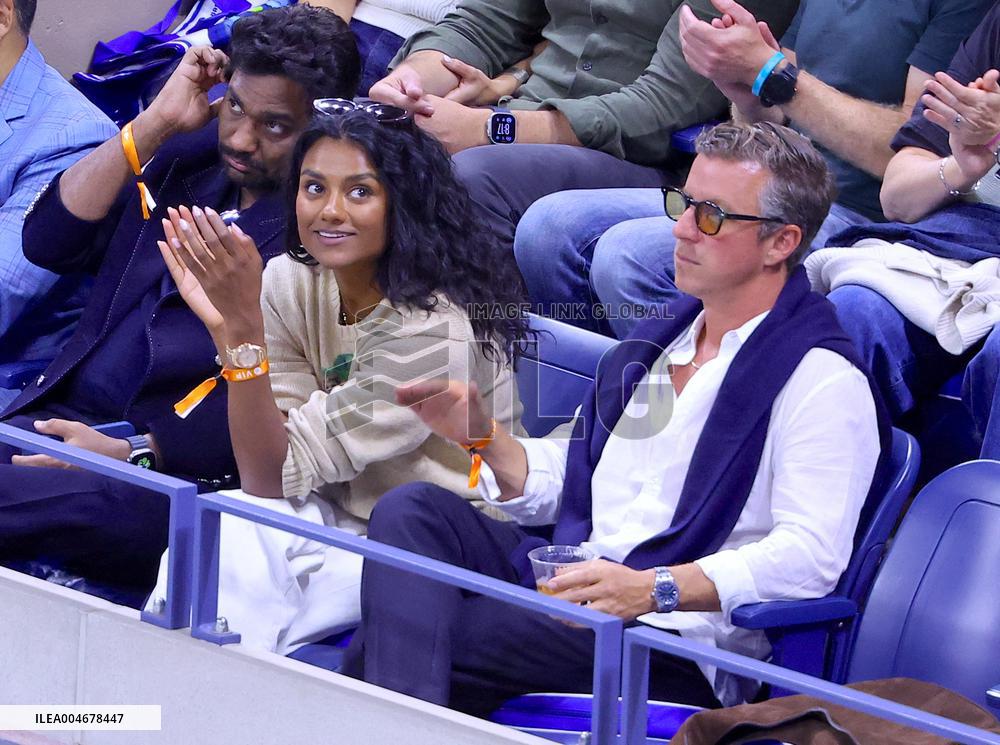 US Open - Simone Ashley With Boyfriend In The Stands