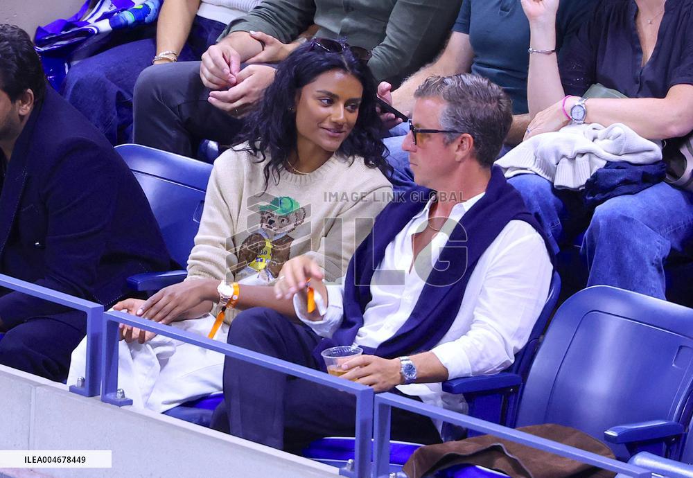 US Open - Simone Ashley With Boyfriend In The Stands