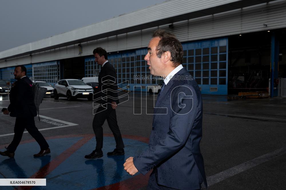 Sebastien Lecornu Visits The Airbus Helicopters Factory - Marignane