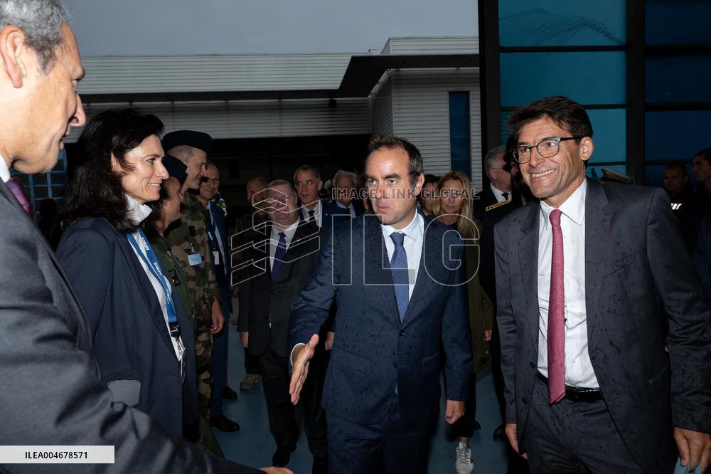 Sebastien Lecornu Visits The Airbus Helicopters Factory - Marignane