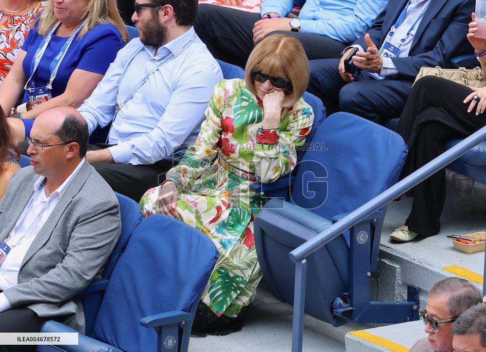 US Open - Celebs In The Stands