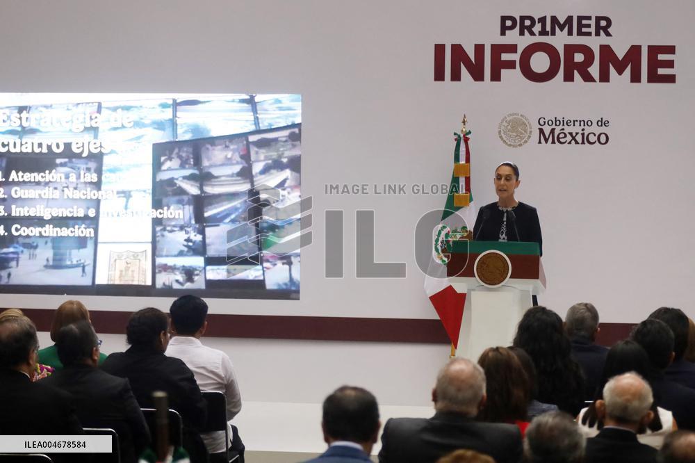 Mexico’s President Claudia Sheinbaum Holds First State Of The Union Report