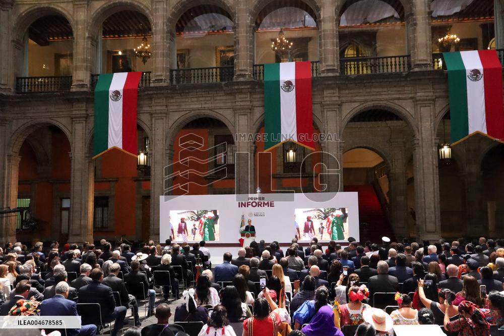 Mexico’s President Claudia Sheinbaum Holds First State Of The Union Report