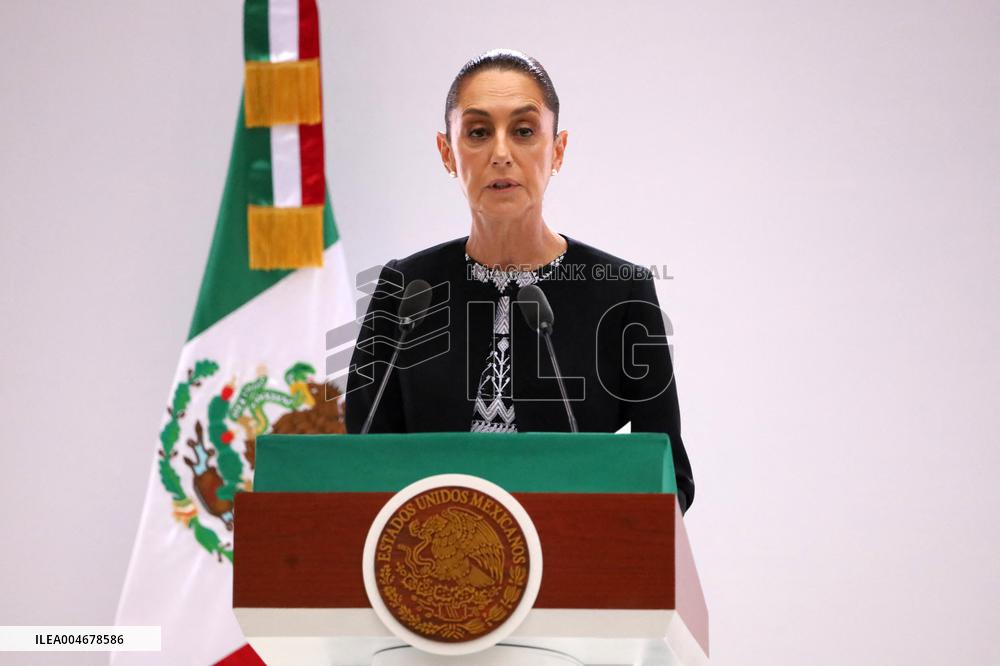 Mexico’s President Claudia Sheinbaum Holds First State Of The Union Report