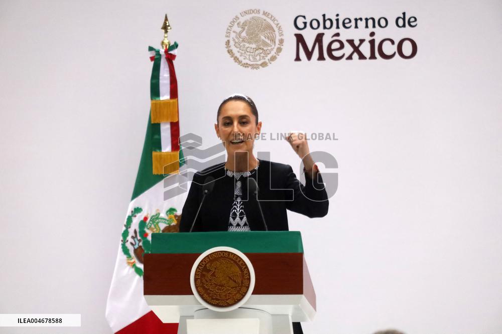 Mexico’s President Claudia Sheinbaum Holds First State Of The Union Report