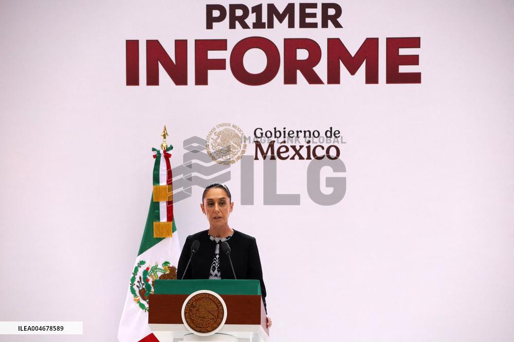 Mexico’s President Claudia Sheinbaum Holds First State Of The Union Report