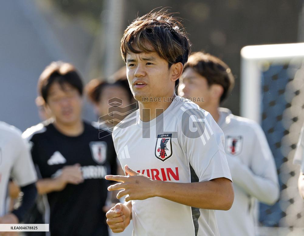 Football: Friendly between Japan and Mexico