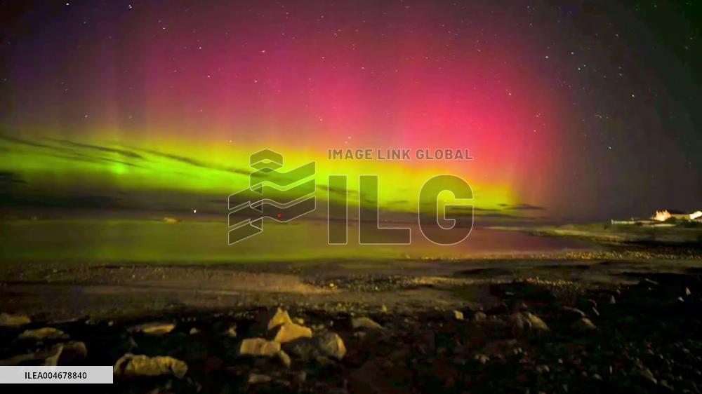 UK: Northern Lights Dazzle Across Country After Solar Storm
