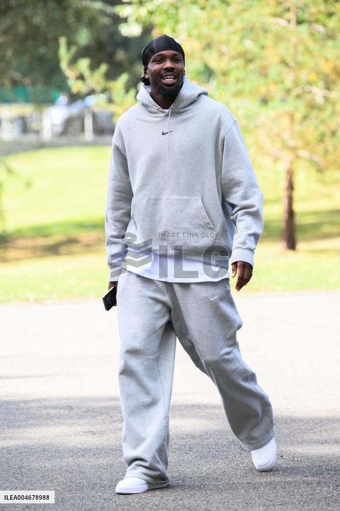 French Football Squad Arriving At Training Camp - Clairefontaine