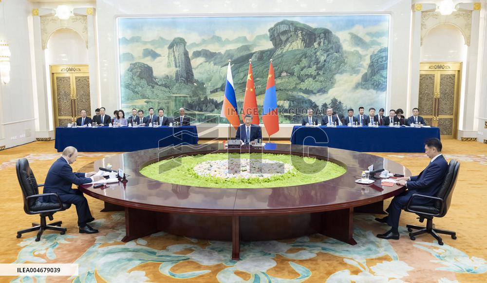 China -Russia-Mongolia Trilateral Meeting - Beijing