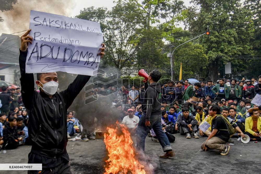 Thousands Rally Across Indonesia - Bandung