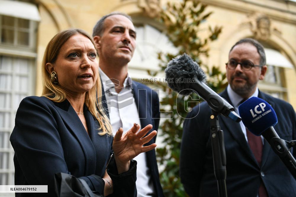 French PM Francois Bayrou meets political parties leaders in Paris FA