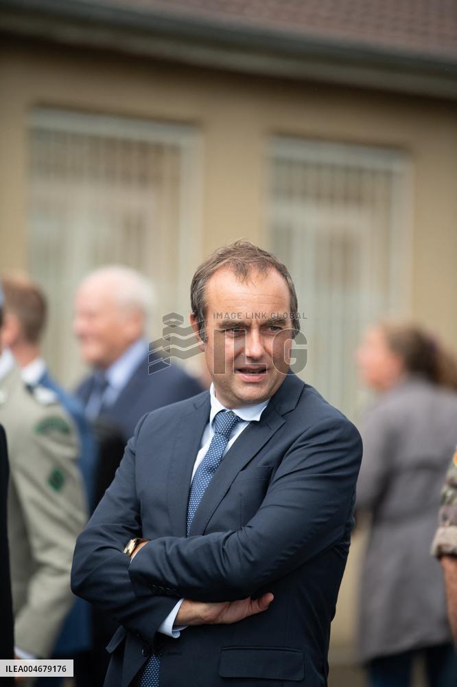 Minister of Armed Forces Visits Beaumont-les-Valence - France