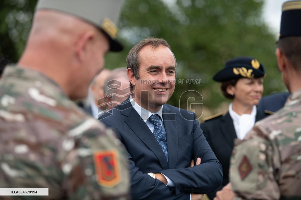 Minister of Armed Forces Visits Beaumont-les-Valence - France