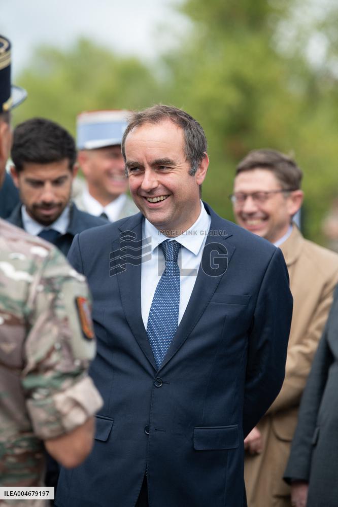 Minister of Armed Forces Visits Beaumont-les-Valence - France