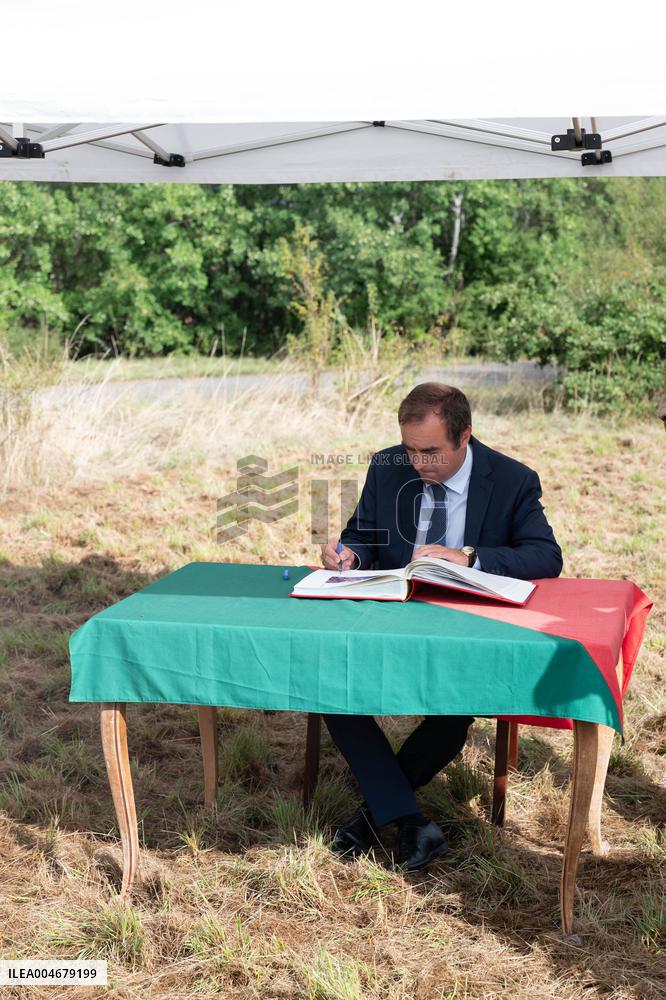 Minister of Armed Forces Visits Beaumont-les-Valence - France