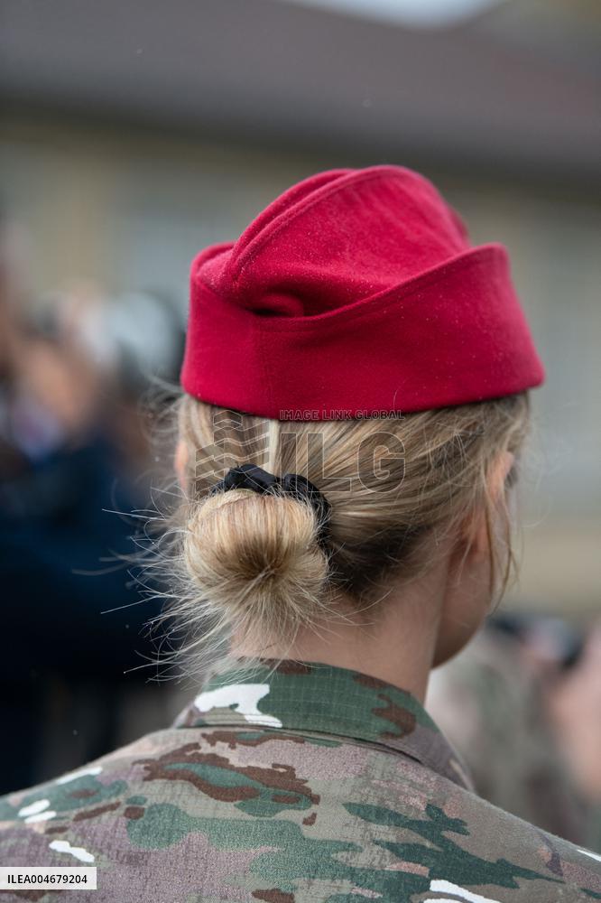 Minister of Armed Forces Visits Beaumont-les-Valence - France