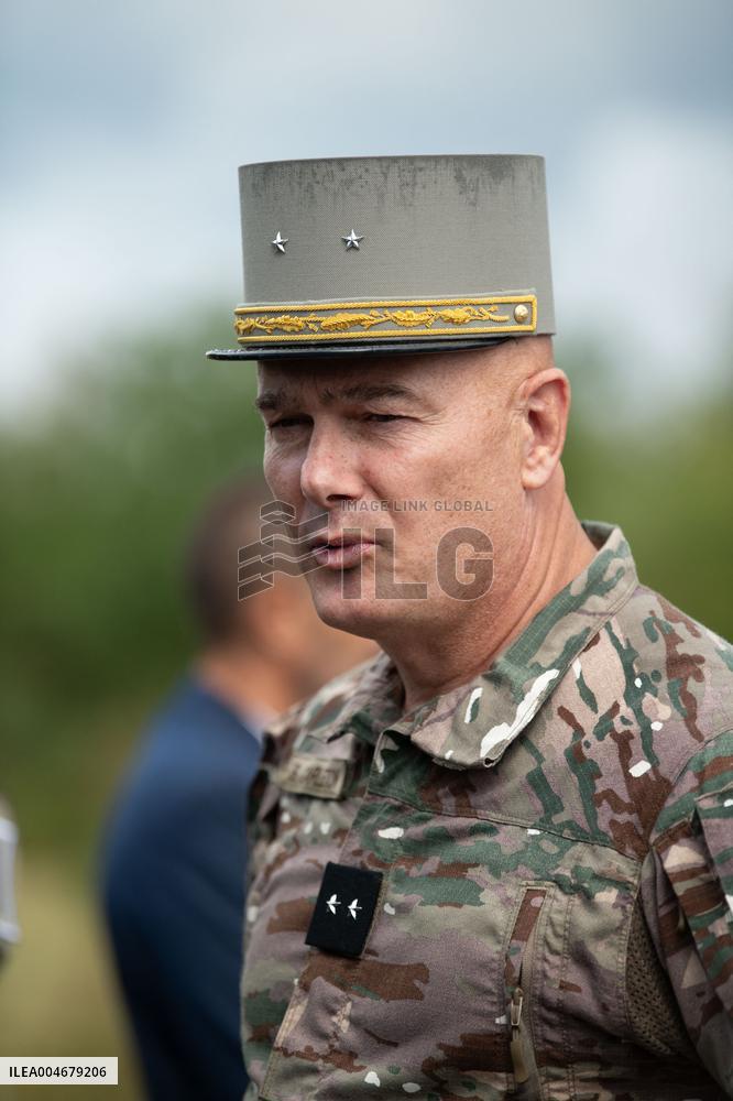 Minister of Armed Forces Visits Beaumont-les-Valence - France