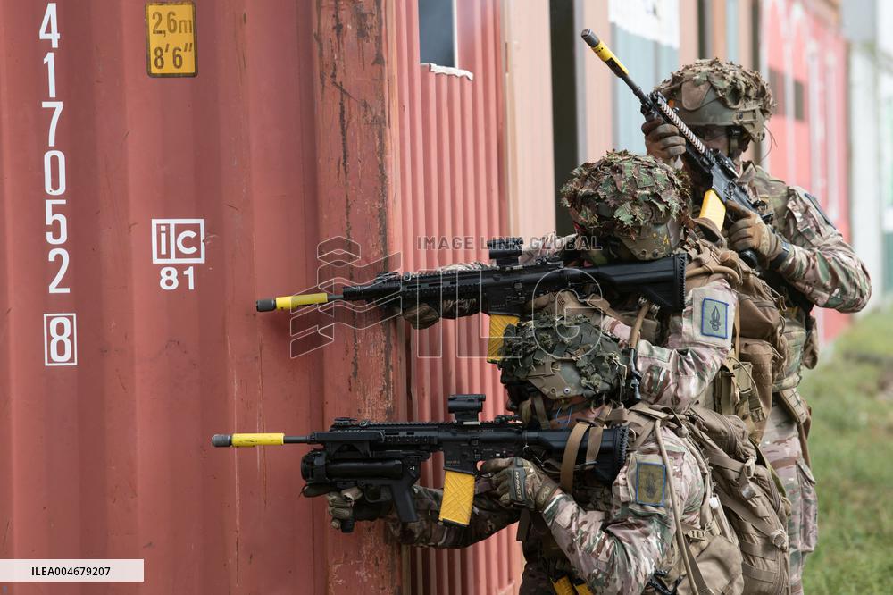 Minister of Armed Forces Visits Beaumont-les-Valence - France