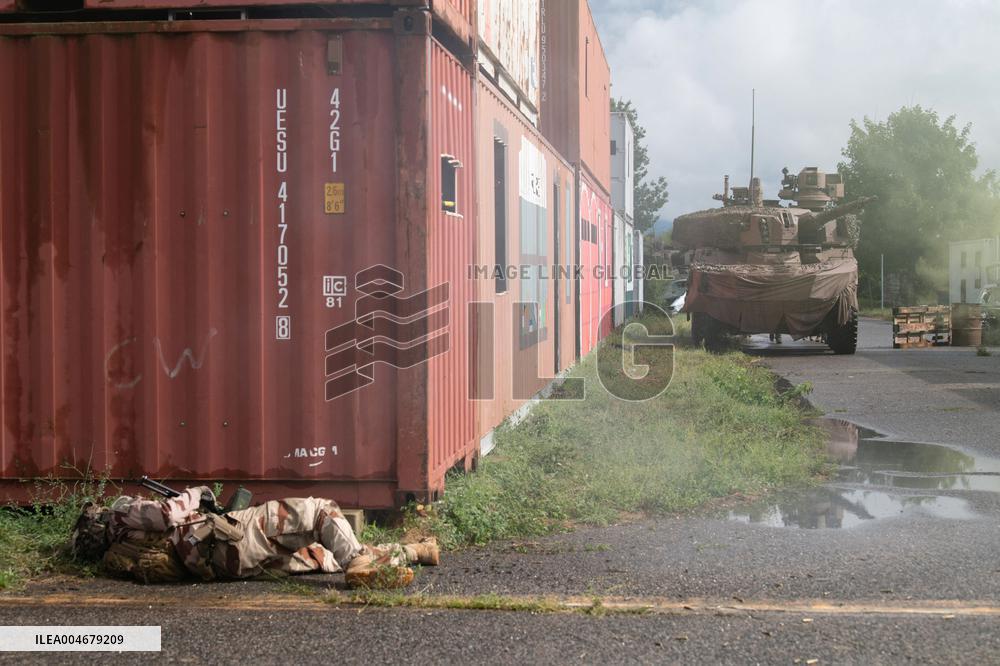 Minister of Armed Forces Visits Beaumont-les-Valence - France