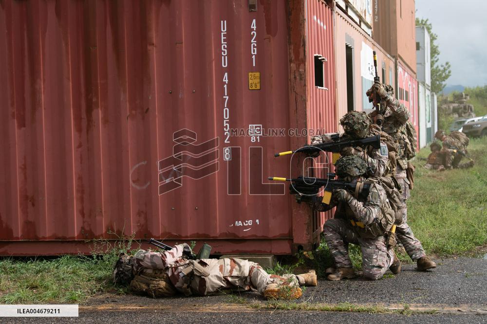 Minister of Armed Forces Visits Beaumont-les-Valence - France