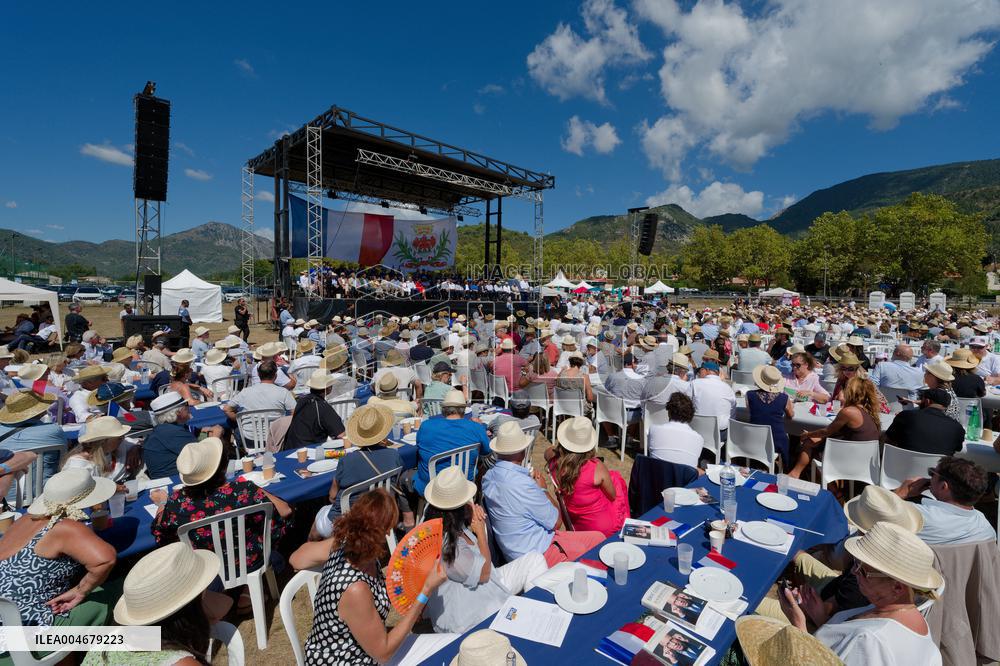 Eric Ciotti Speaks At Political Event In Levens - France