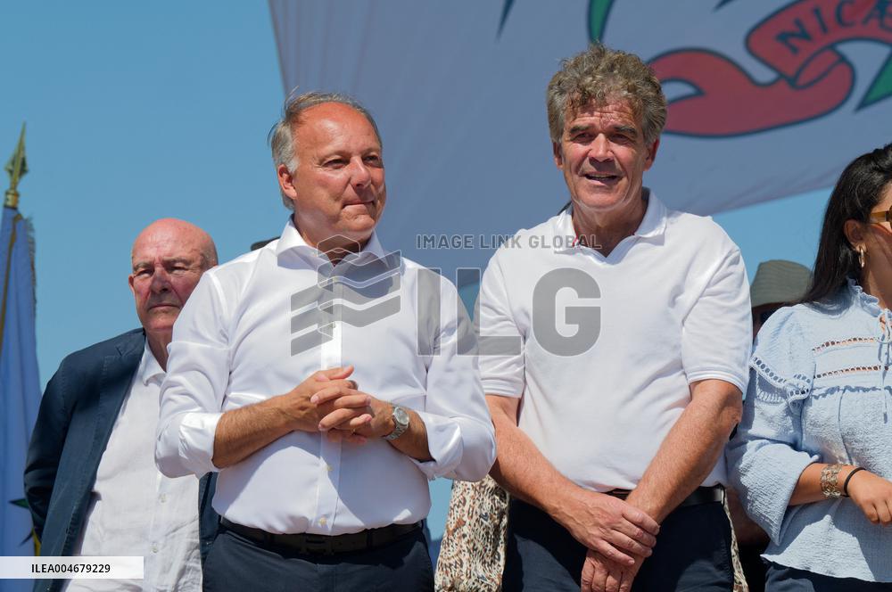 Eric Ciotti Speaks At Political Event In Levens - France