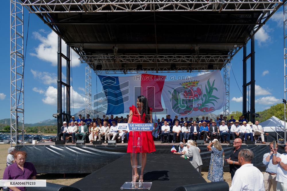 Eric Ciotti Speaks At Political Event In Levens - France