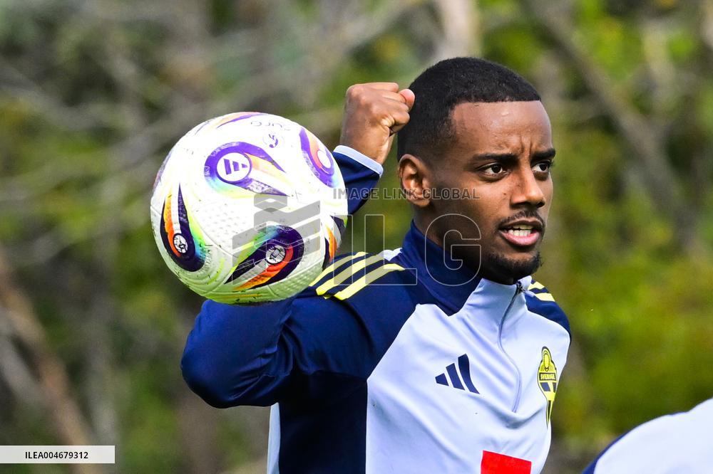 SWEDEN NATIONAL FOOTBALL TEAM TRAINING