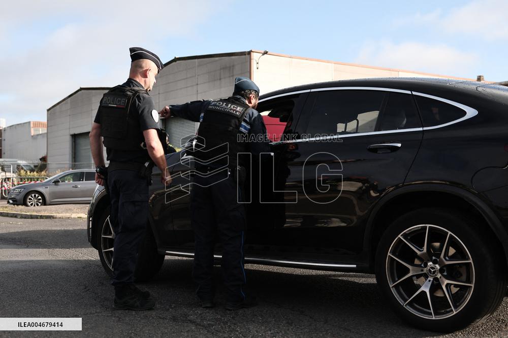 Bruno Retailleau During a Visit Focused on Municipal Police - Sartrouville