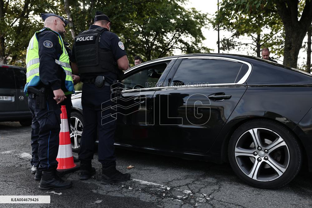 Bruno Retailleau During a Visit Focused on Municipal Police - Sartrouville