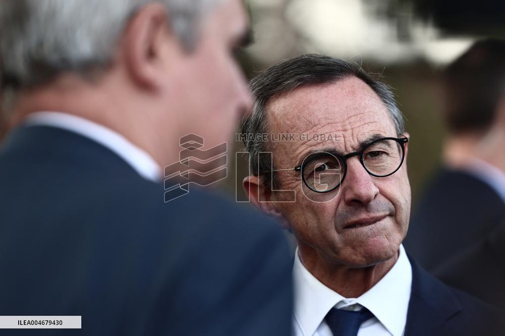 Bruno Retailleau During a Visit Focused on Municipal Police - Sartrouville