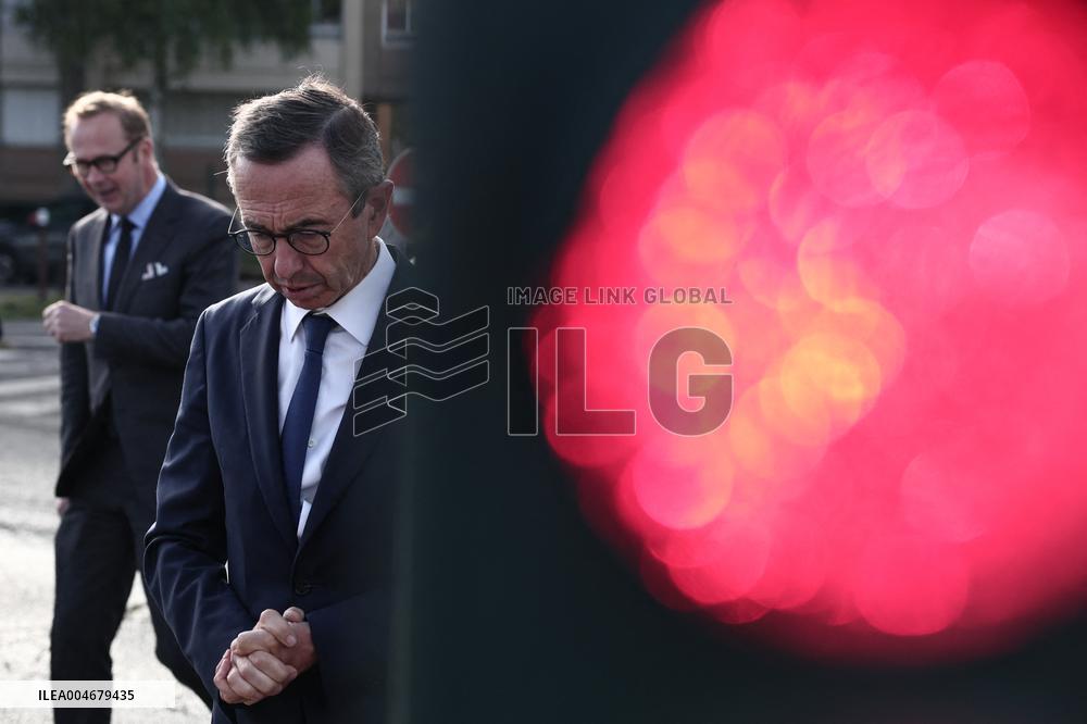 Bruno Retailleau During a Visit Focused on Municipal Police - Sartrouville