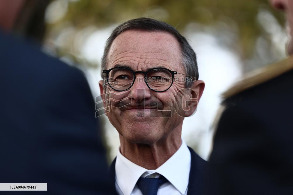 Bruno Retailleau During a Visit Focused on Municipal Police - Sartrouville