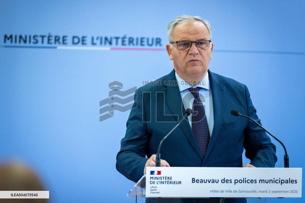 Bruno Retailleau Visit To Focused on Municipal Police - Sartrouville