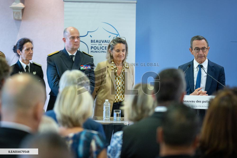 Bruno Retailleau Visit To Focused on Municipal Police - Sartrouville