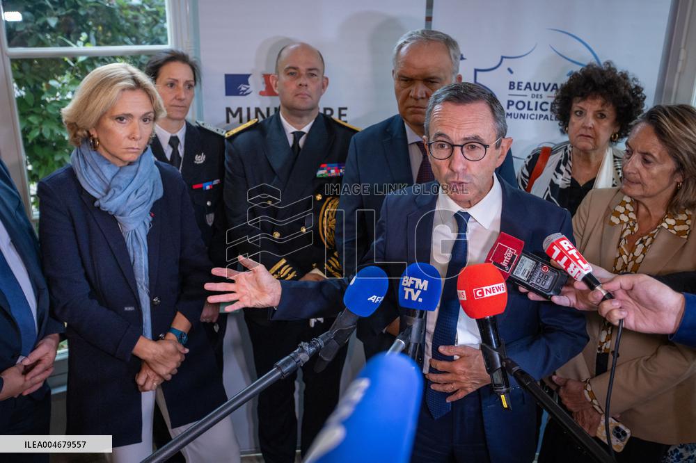 Bruno Retailleau Visit To Focused on Municipal Police - Sartrouville