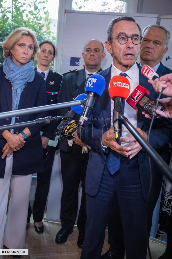 Bruno Retailleau Visit To Focused on Municipal Police - Sartrouville